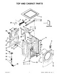 Diagram for 01 - Top And Cabinet Parts