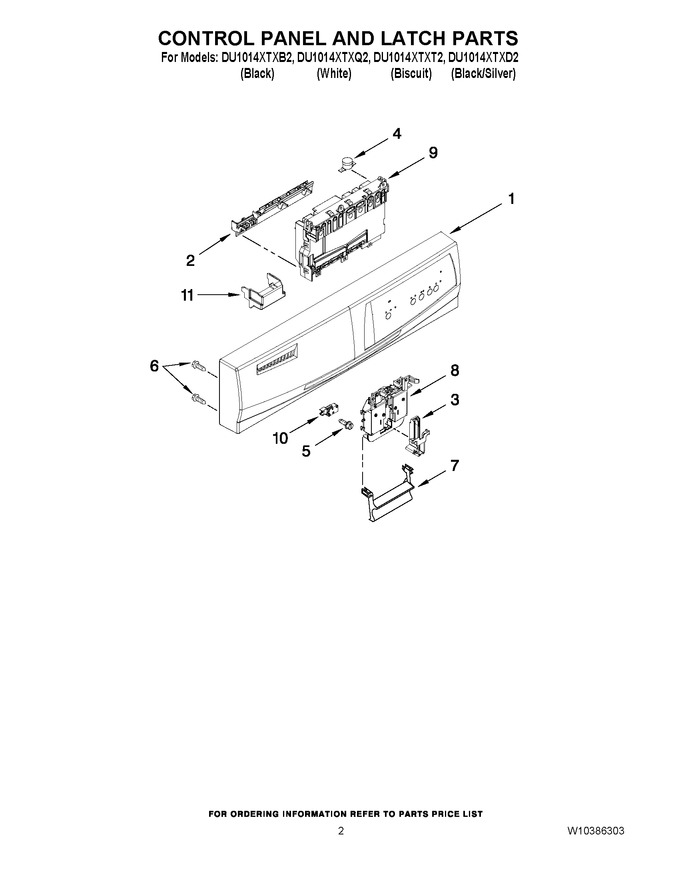 Diagram for DU1014XTXB2