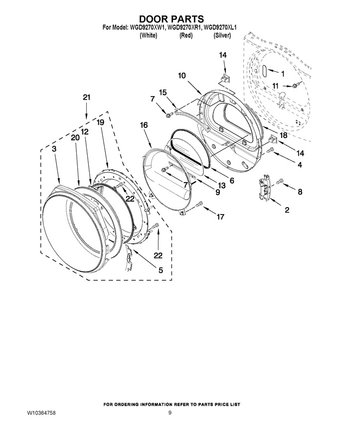 Diagram for WGD9270XL1