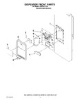 Diagram for 08 - Dispenser Front Parts