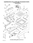 Diagram for 02 - Evaporator, Ice Cutter Grid And Water Parts