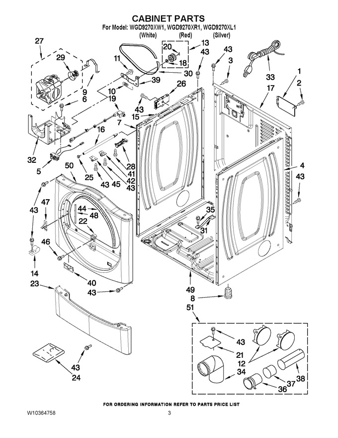 Diagram for WGD9270XR1