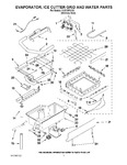 Diagram for 02 - Evaporator, Ice Cutter Grid And Water Parts