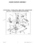 Diagram for 05 - 3402856 Burner Assembly