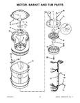 Diagram for 02 - Motor, Basket And Tub Parts