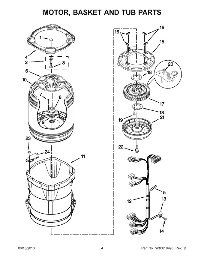 Diagram for WTW8100BW0