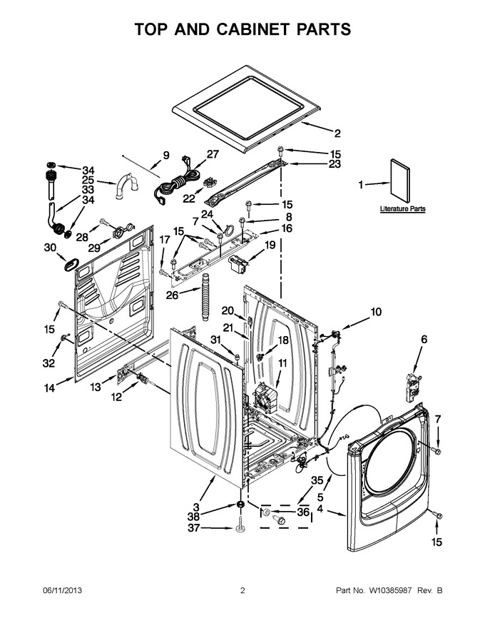 Diagram for WFW95HEXW1