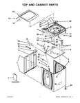 Diagram for 01 - Top And Cabinet Parts