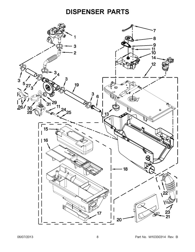 Diagram for WFW97HEXR0