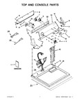 Diagram for 01 - Top And Console Parts