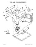 Diagram for 01 - Top And Console Parts