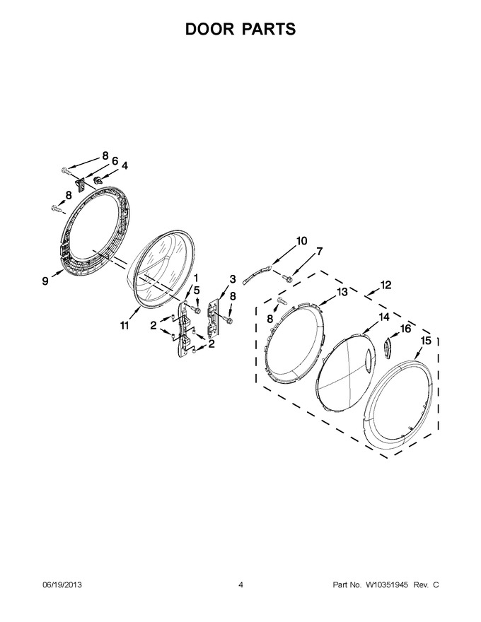 Diagram for WFW95HEXR0