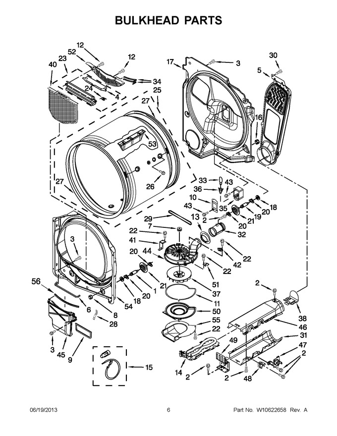 Diagram for WED8100BW0