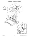 Diagram for 01 - Top And Console Parts