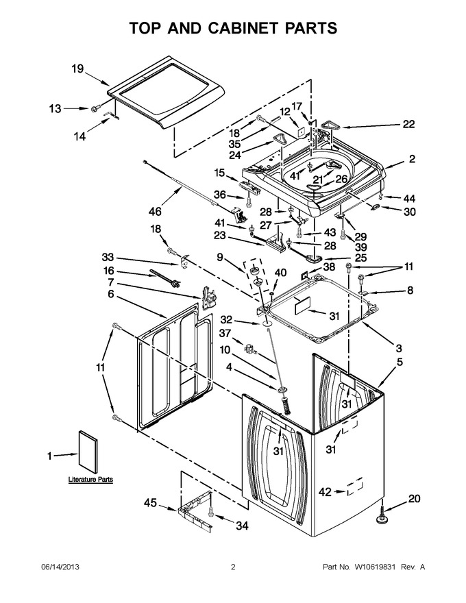 Diagram for WTW8900BW0