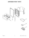 Diagram for 08 - Dispenser Front Parts