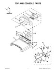 Diagram for 01 - Top And Console Parts