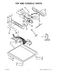 Diagram for 01 - Top And Console Parts