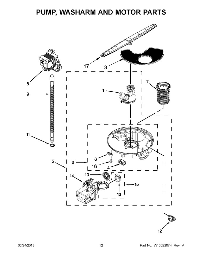 Diagram for WDF530PLYW6