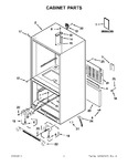 Diagram for 01 - Cabinet Parts