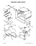 Diagram for 02 - Freezer Liner Parts