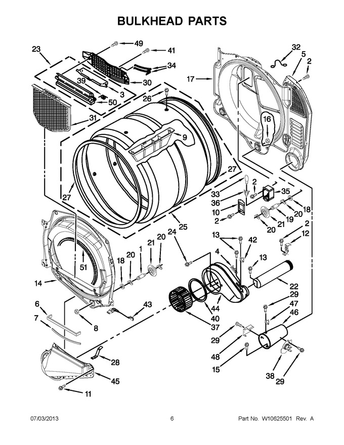 Diagram for WGD9050XW3