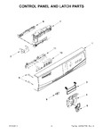 Diagram for 02 - Control Panel And Latch Parts