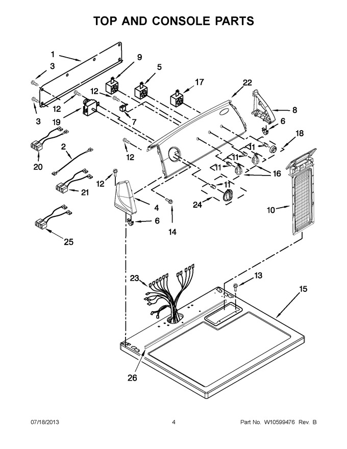 Diagram for 4GWED4900YW2