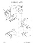 Diagram for 11 - Dispenser Parts