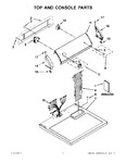 Diagram for 01 - Top And Console Parts