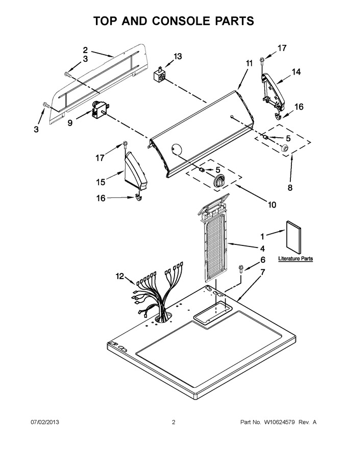 Diagram for CGD126SBW0