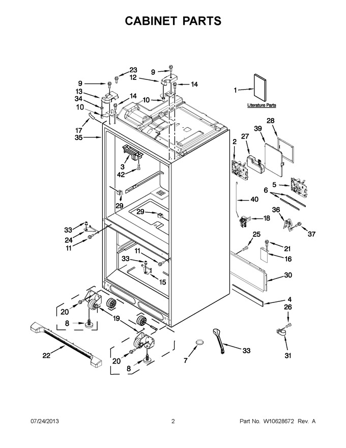 Diagram for WRF989SDAF02