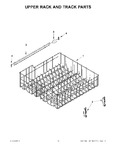 Diagram for 09 - Upper Rack And Track Parts
