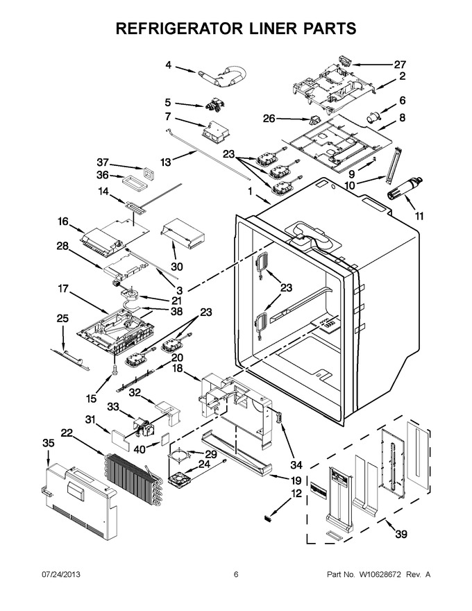 Diagram for WRF989SDAW02