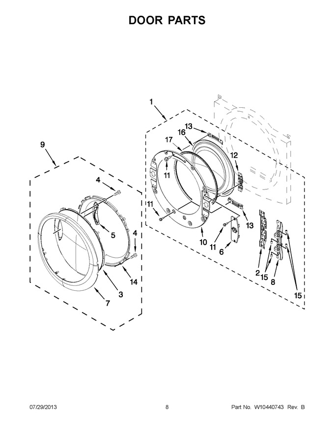 Diagram for YWED97HEXW2