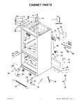 Diagram for 01 - Cabinet Parts