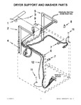 Diagram for 05 - Dryer Support And Washer Parts