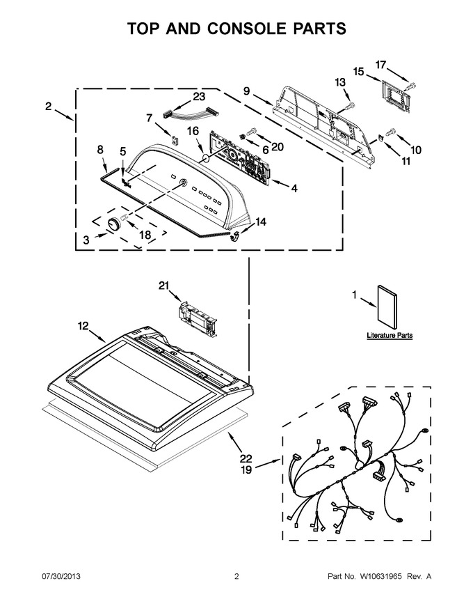 Diagram for YWED5800BW0