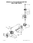 Diagram for 10 - Brake,clutch,gearcase,motor And Pump Parts