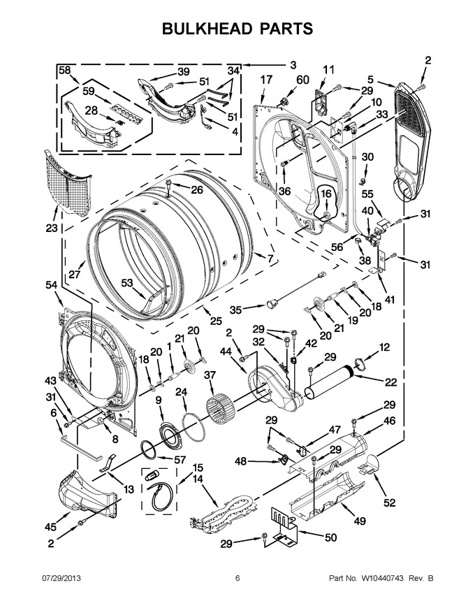 Diagram for YWED97HEXW2