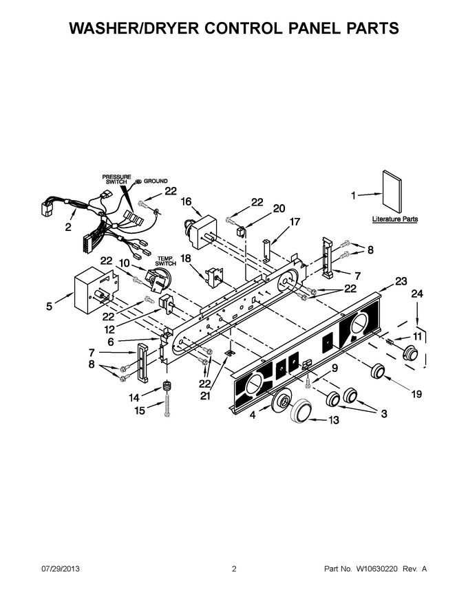 Diagram for YLTE5243DQB