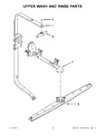 Diagram for 07 - Upper Wash And Rinse Parts