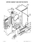 Diagram for 03 - Dryer Cabinet And Motor Parts