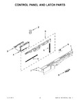 Diagram for 02 - Control Panel And Latch Parts