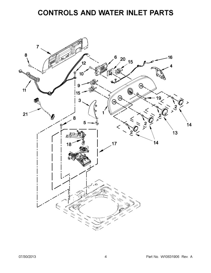 Diagram for WTW4800BQ0