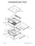 Diagram for 03 - Refrigerator Shelf Parts