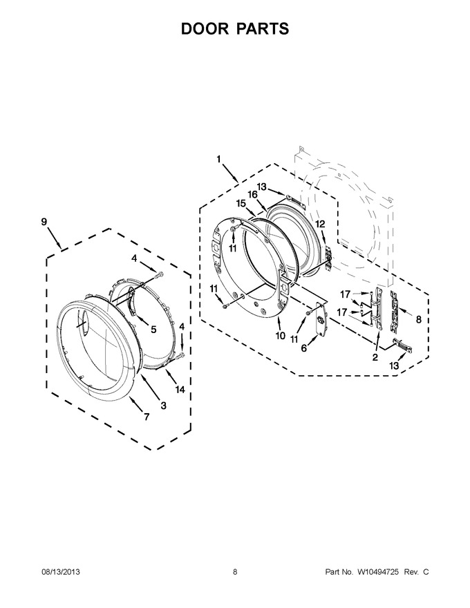 Diagram for WGD97HEXW3