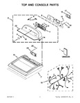 Diagram for 01 - Top And Console Parts