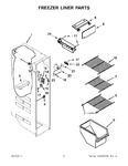 Diagram for 04 - Freezer Liner Parts