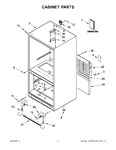 Diagram for 01 - Cabinet Parts